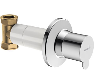 Llave de paso 1/2" Cromado